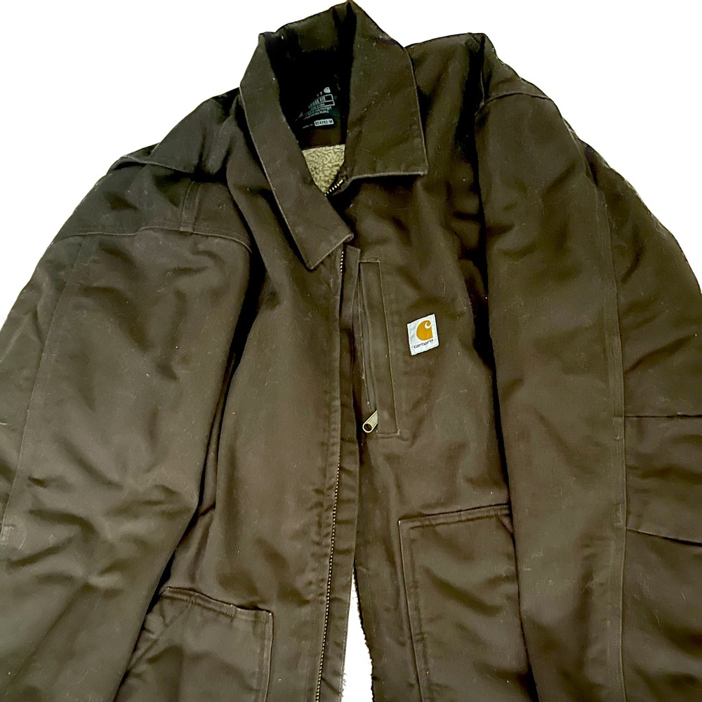 Carhartt classic brown winter jacket. Size XL